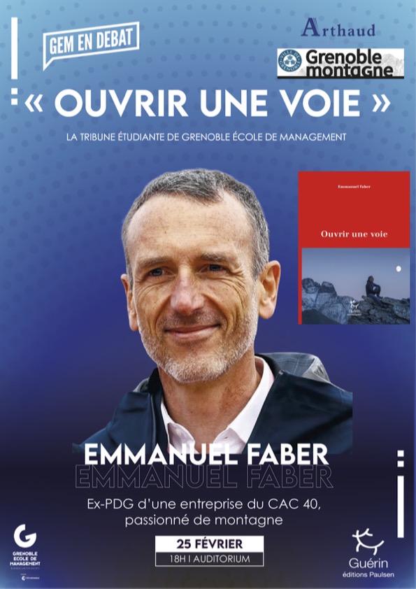 "Ouvrir une voie" Rencontre avec Emmanuel Faber 25 février 2022